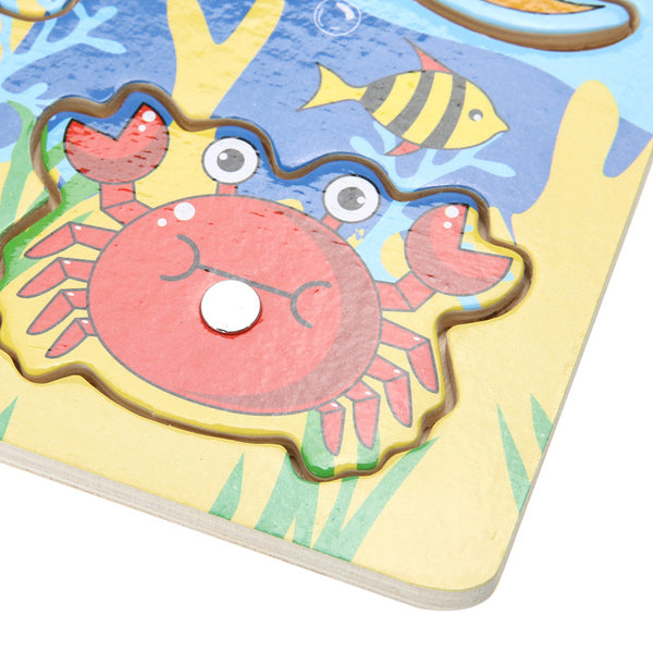 3D Wooden Magnetic Fishing Puzzle