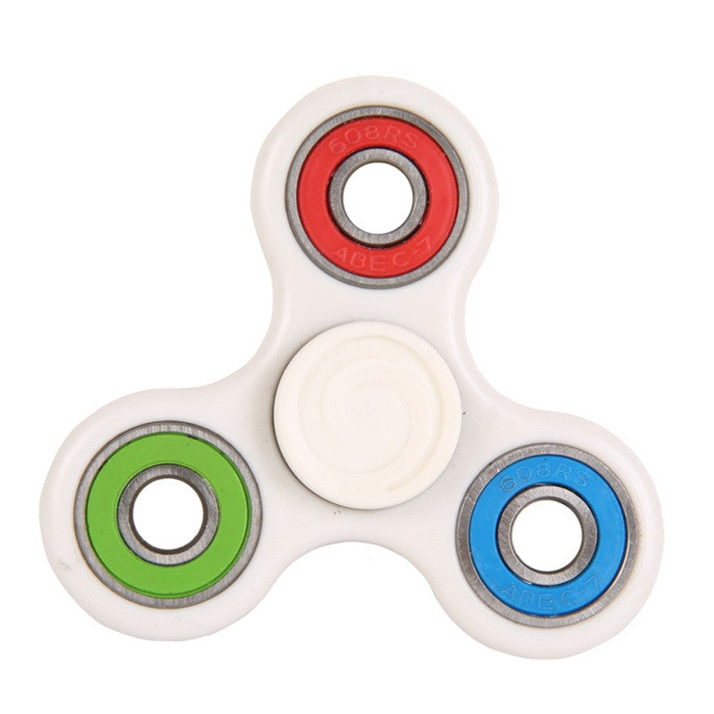 Multi Color Plastic Triangle Gyro Fidget Spinner