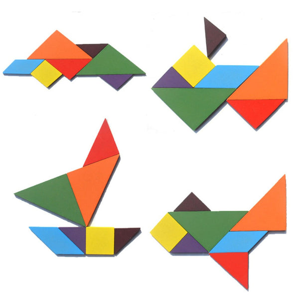 Wooden Tangram Jigsaw Puzzle