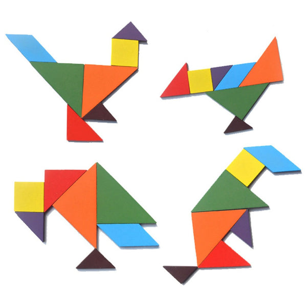 Wooden Tangram Jigsaw Puzzle