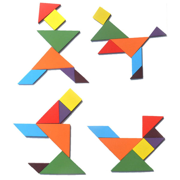 Wooden Tangram Jigsaw Puzzle