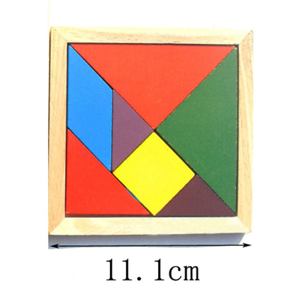Wooden Tangram Jigsaw Puzzle