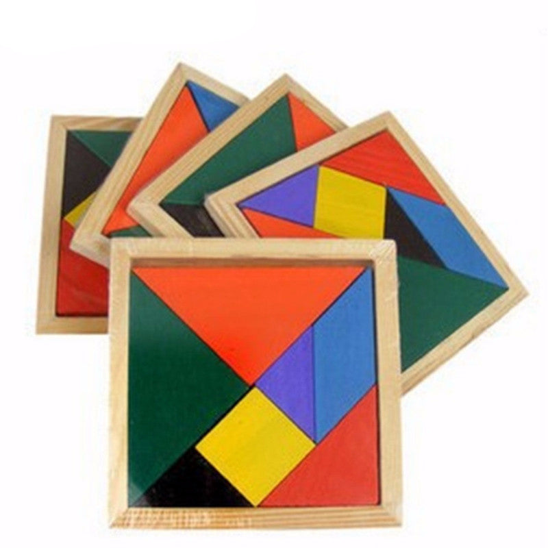 Wooden Tangram Jigsaw Puzzle