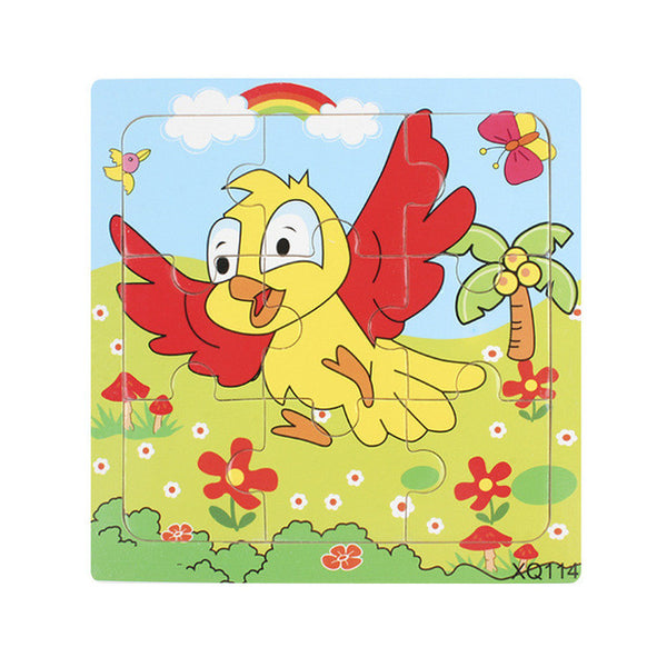 Cartoon Animal Wooden Puzzle