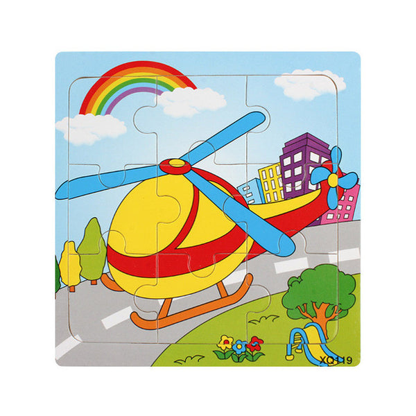 Cartoon Animal Wooden Puzzle