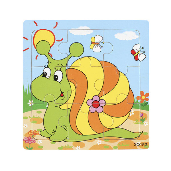 Cartoon Animal Wooden Puzzle