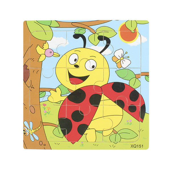Cartoon Animal Wooden Puzzle